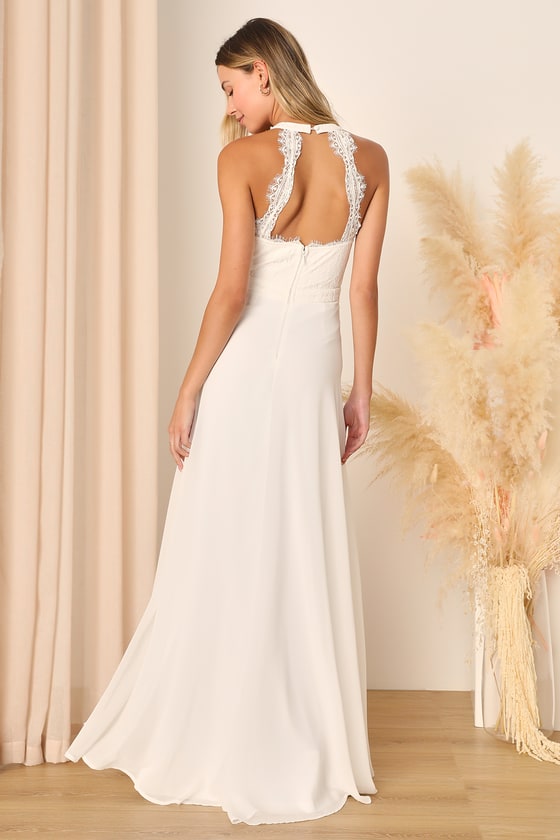 Gorgeous Lace Wedding Dress Bridal Gown Corset Plus Size Ivory Custom made  NEW | eBay